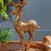 12" Resin Deer Candle Holder