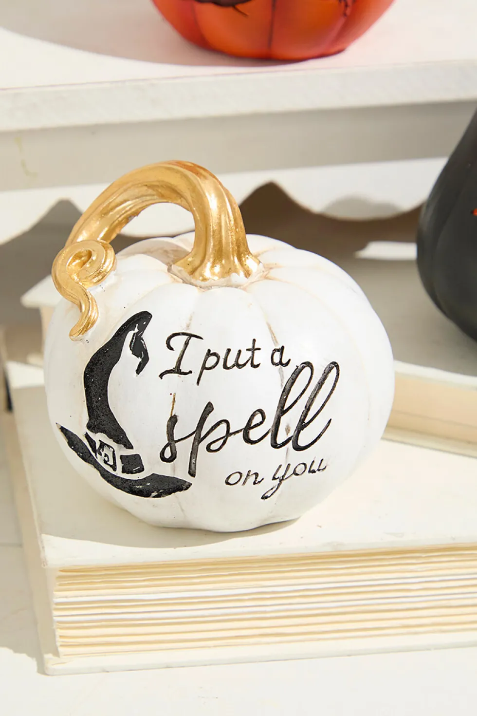 4.3" Resin Halloween Pumpkin