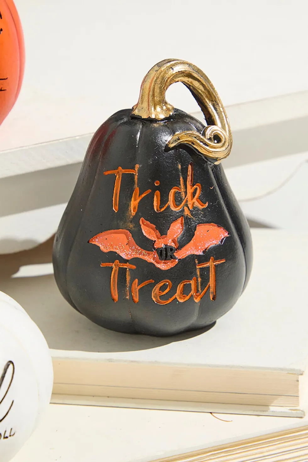 4.3" Resin Halloween Pumpkin
