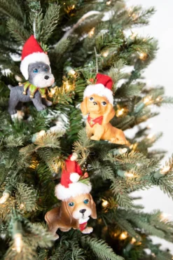 2.5” Resin Pup with Hat Ornament