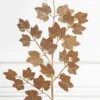 32” Rose Gold Glitter Leaf Stem