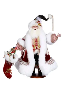 27" Santa with Stocking - Mark Roberts
