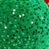 8" Sequin Ball Ornament - Green