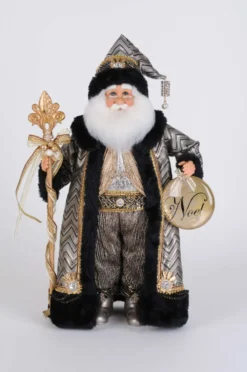 Silver and Gold Noel Santa