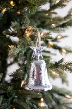 5” Silver Bell Ornament