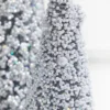 Silver Bottle Brush Trees - Set of 3