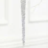 10" Silver Icicle Glass Ornament