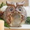 6” Small Glass Owl figurine
