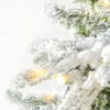 9' Snowcrest Pencil Pine Artificial Christmas Tree with 700 Color-Changing Lights