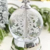 6" Snowflake Light Up Globe