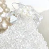 Snow Speckled Glass Ornament