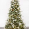 7.5' Snow Tip Aspen with 650 LED Lights