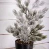 24" Snow Tree in Black Container