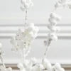 18” Snowy White Glitter Dew Berry Christmas Spray
