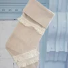 Tan Chevron Pattern Stocking