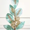 25.5" Teal Velvet Berry Spray