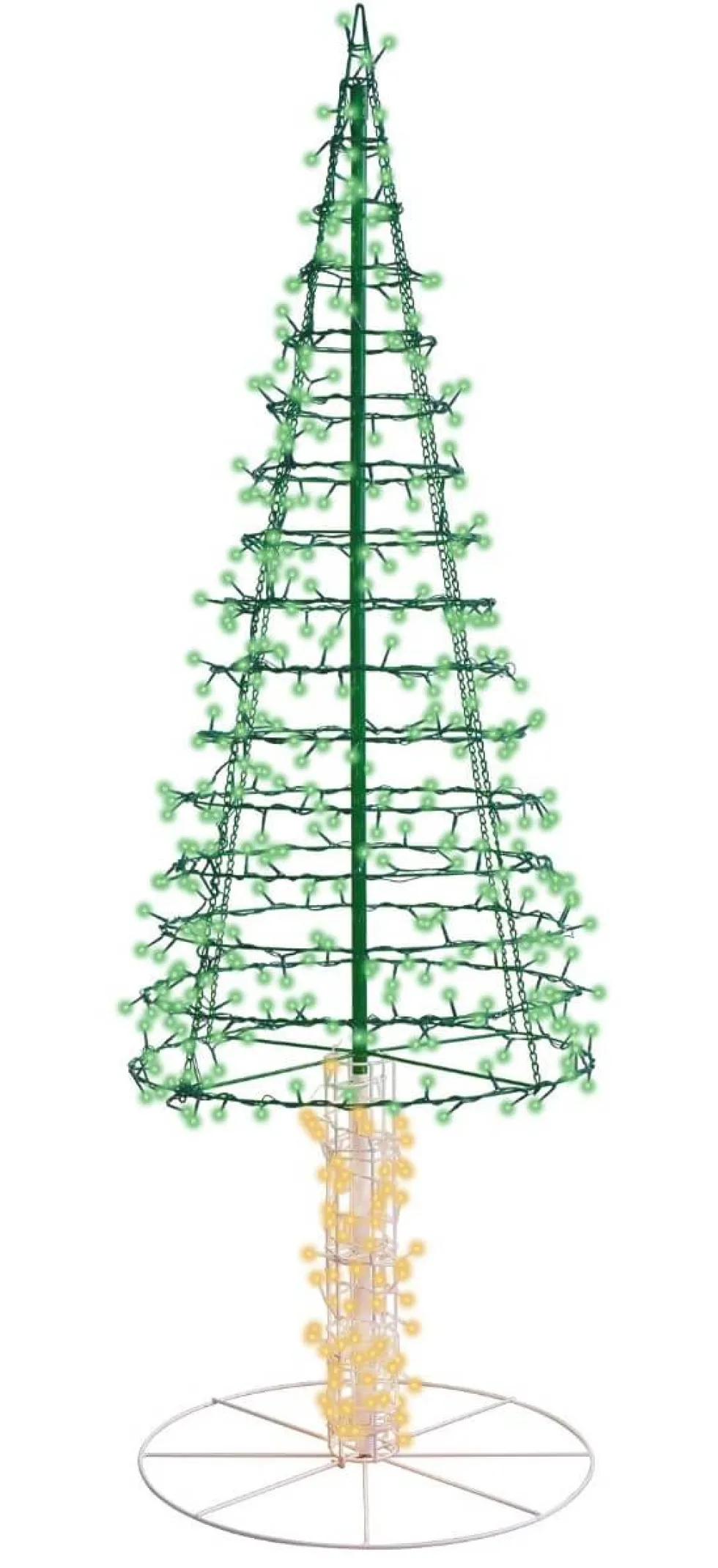 6' Twinkling Starry Alpine Tree - Green/Warm White 460 Lights