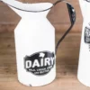 10" Vintage Metal Milk Pitcher