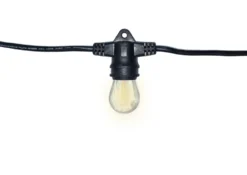 48' Warm White In-Line Patio Light Set - S14 LED Bulbs Included