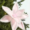 22" Winter Freeze Poinsettia Stem