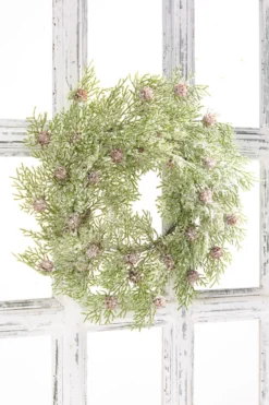 15" Wreath Candle Holder