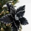 22” x 13" Black Poinsettia Stem