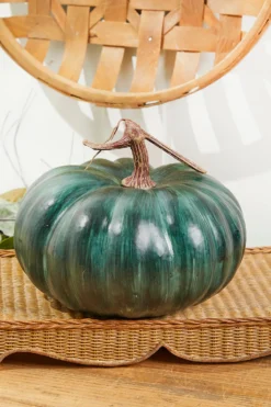 9" x 5" Blue Latex Harvest Pumpkin Vine