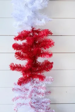 9'x12" Caprico Red/White Garland