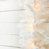 9' x 12" LED White Crystal Spruce Garland