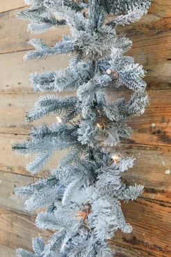 9' x 12" Lit Halifax Garland