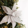 22” x 14.5" Taupe Sugar Poinsettia Stem