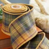 4" x 5 Yard Cotton Highlands Luxe Plaid Ribbon