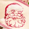 4" x 5 Yard Embroidered Santa Face/Believe Ribbon