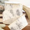 2.5" x 10 Yard Glitter Birch Bark On Cotton