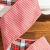 4" x 10 Yard Plaid Gingham Double Sided Ribbon