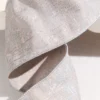 4" x 5 Yard Platinum Jacquard Dupioni Ribbon