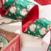 4" x 10 Yard Retro Jolly Old Saint Nick Ribbon